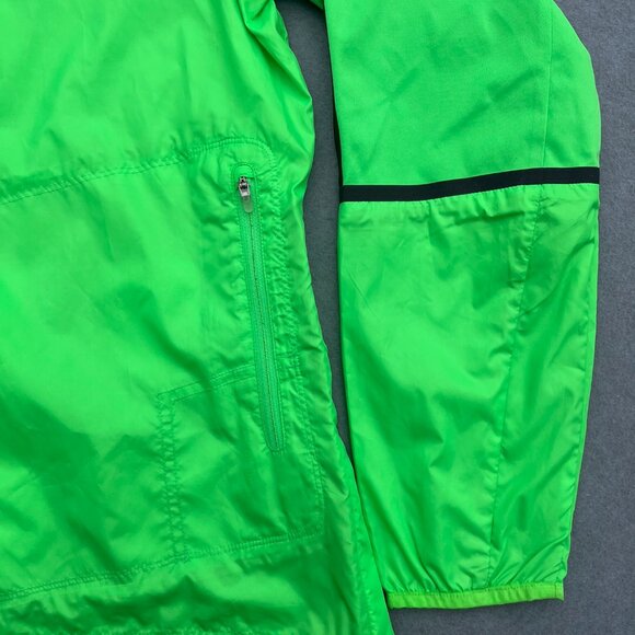 Nike Golf Dri Fit Pullover Jacket Mens L Half Zip Lightweight Windbreaker Green - Picture 6 of 7